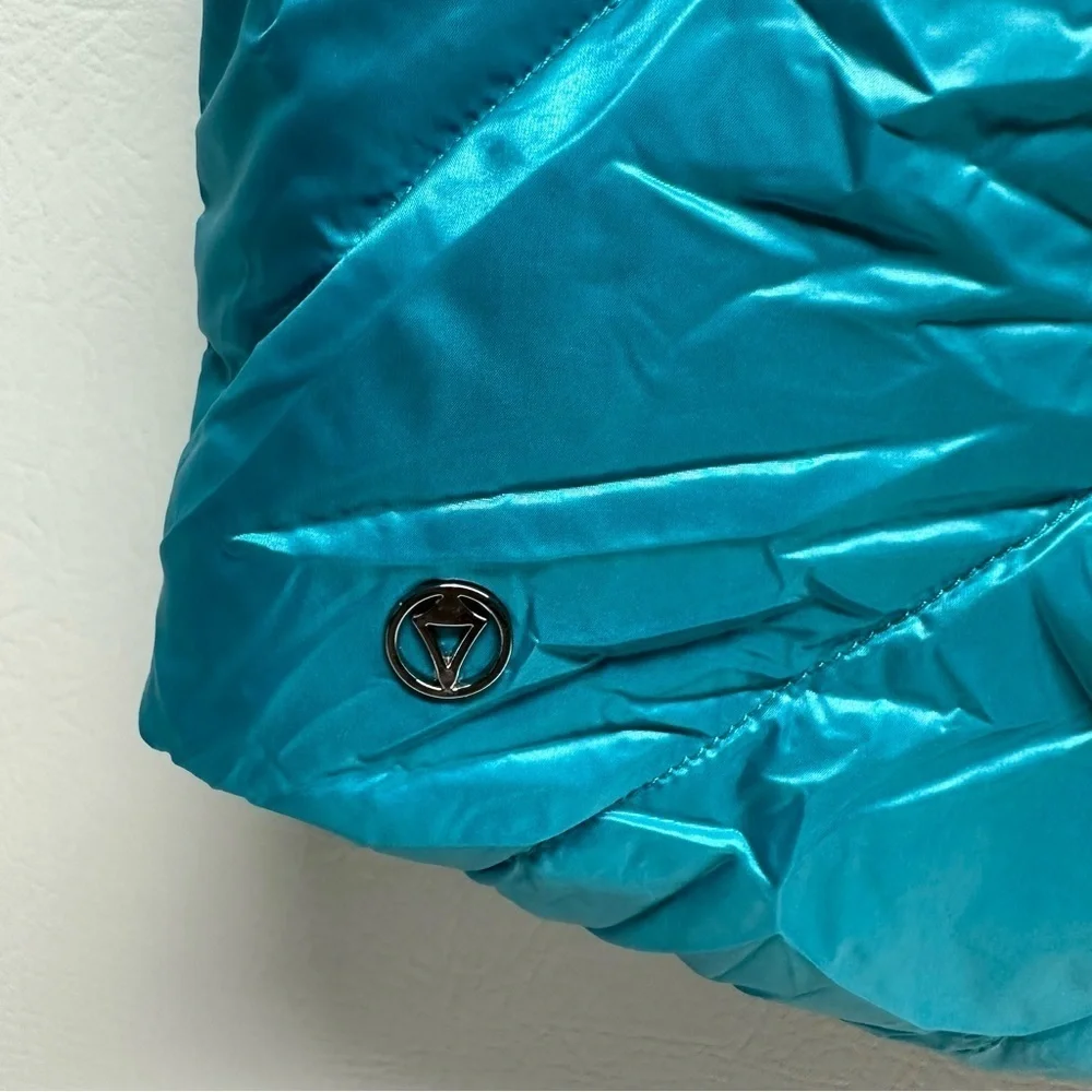 IVIVVA Turquoise Puffer Vest SIZE 10